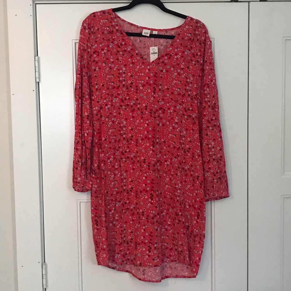 Gap pink floral dress